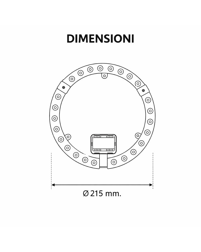 Modulo LED Rotondo per Plafoniera 24W