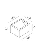 Applique LED Esterno 9W Ges1150