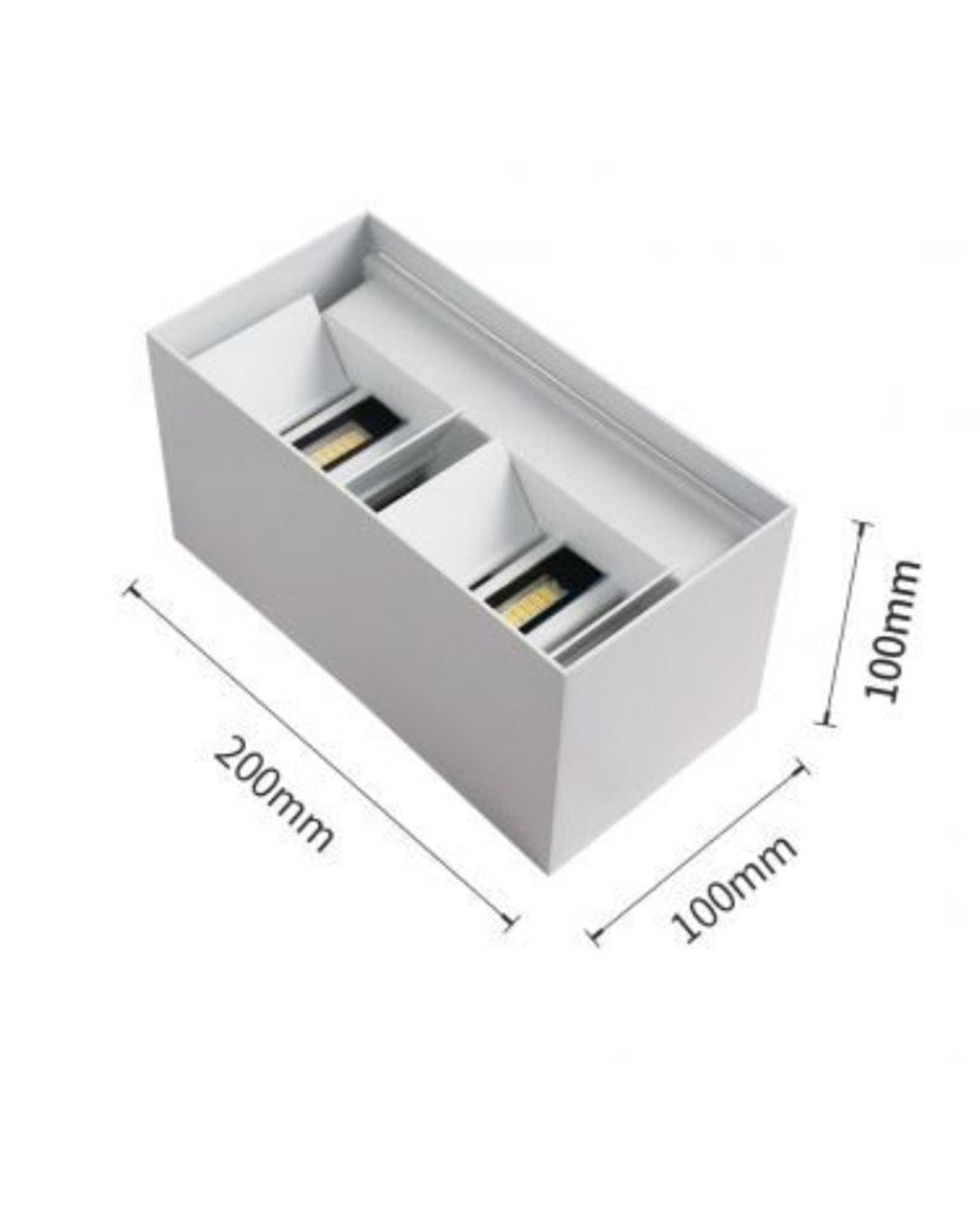 Applique LED per interno 24W CCT fascio regolabile IP44
