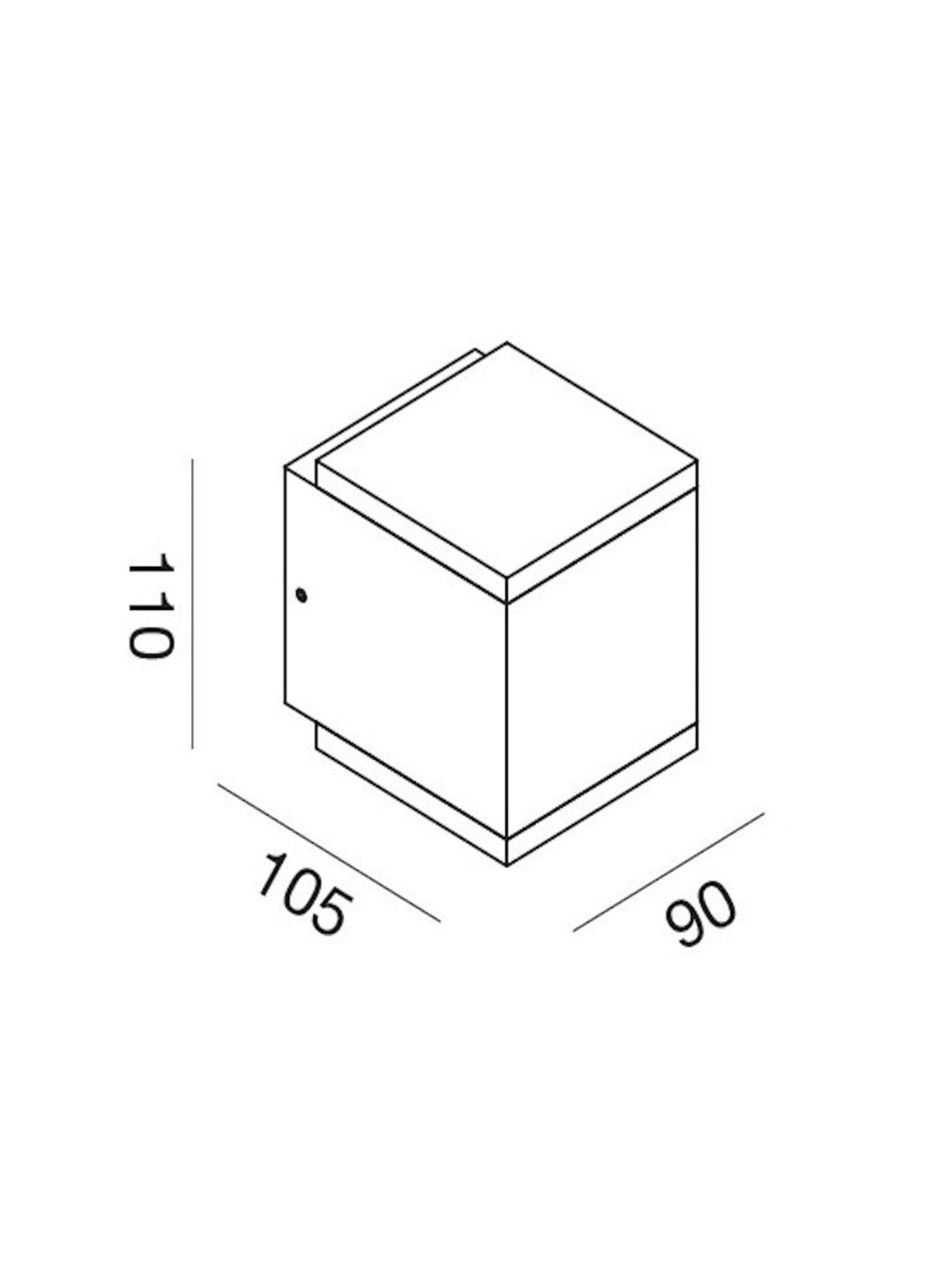 Applique LED Esterno 12W Ges1100