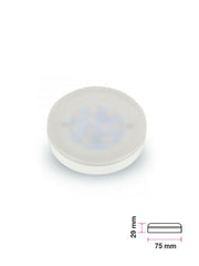 Lampadina LED 7W GX53 Plastic Bianco