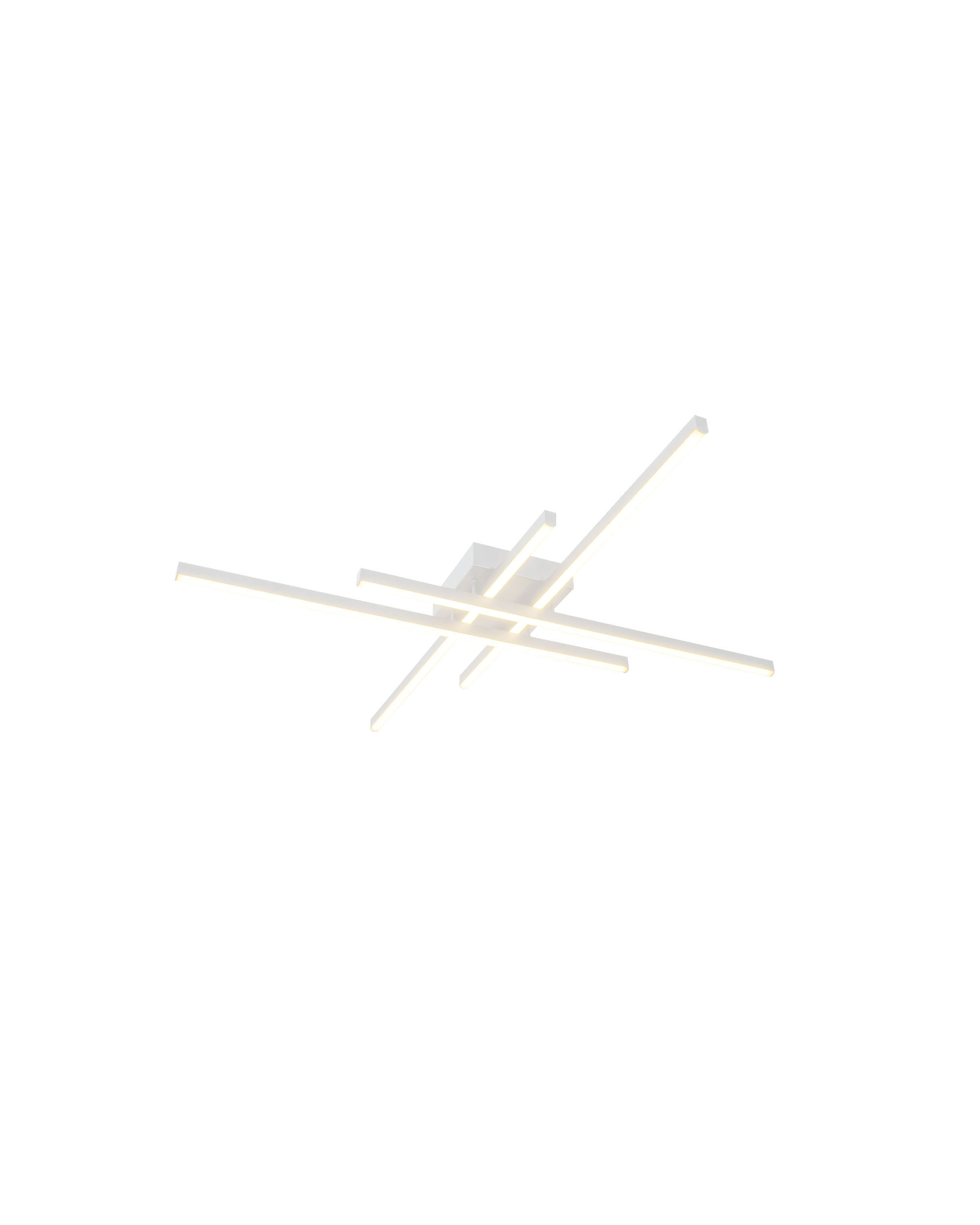 Linea4 Bianco/Nero 40W Lampadario LED a Soffitto - Bianco - Prodotto
