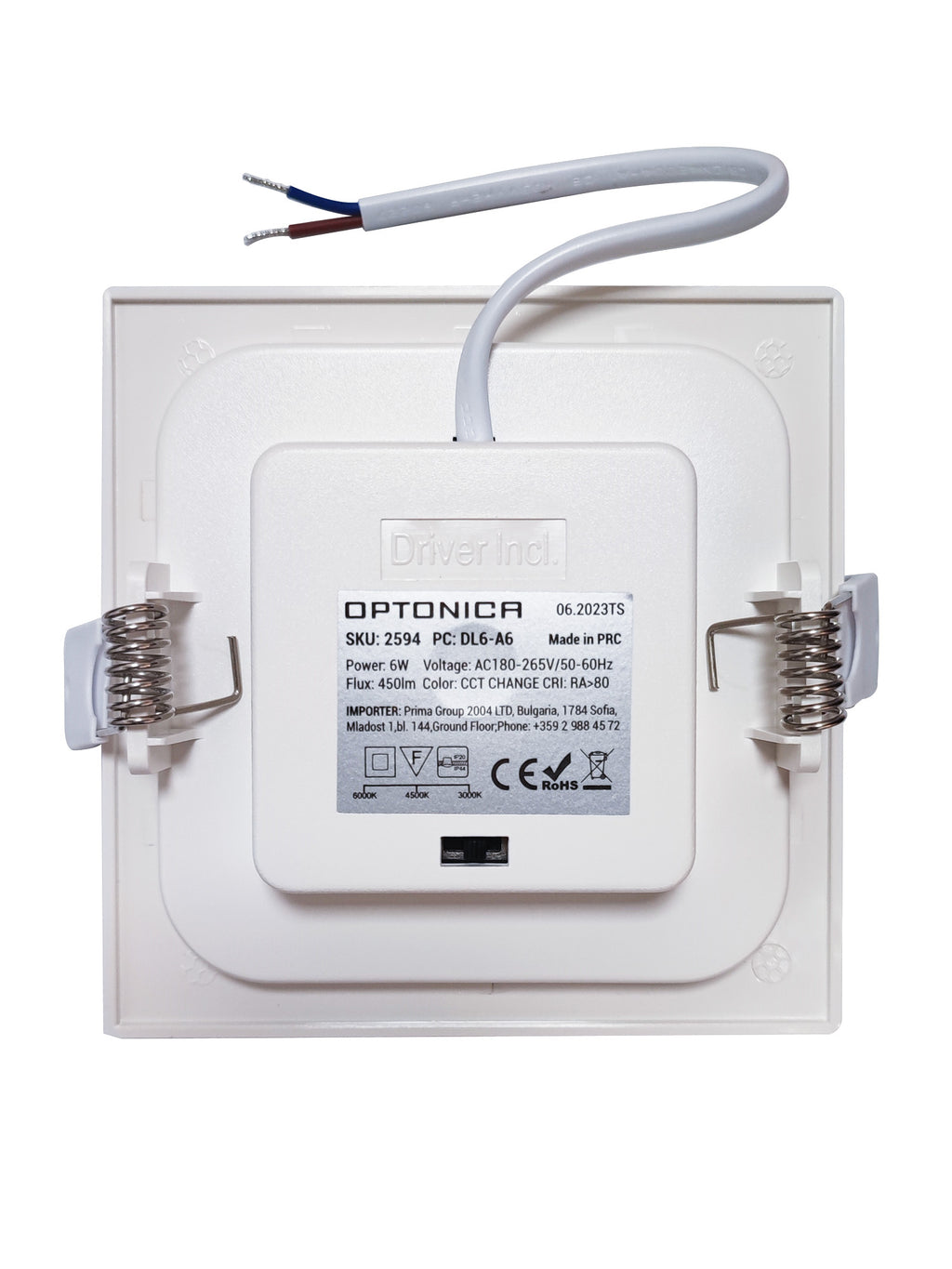 LED Mini Panel Light Quadrato CCT