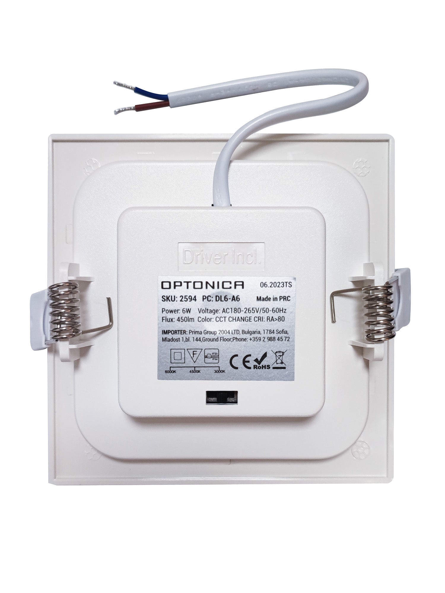 LED Mini Panel Light Quadrato CCT