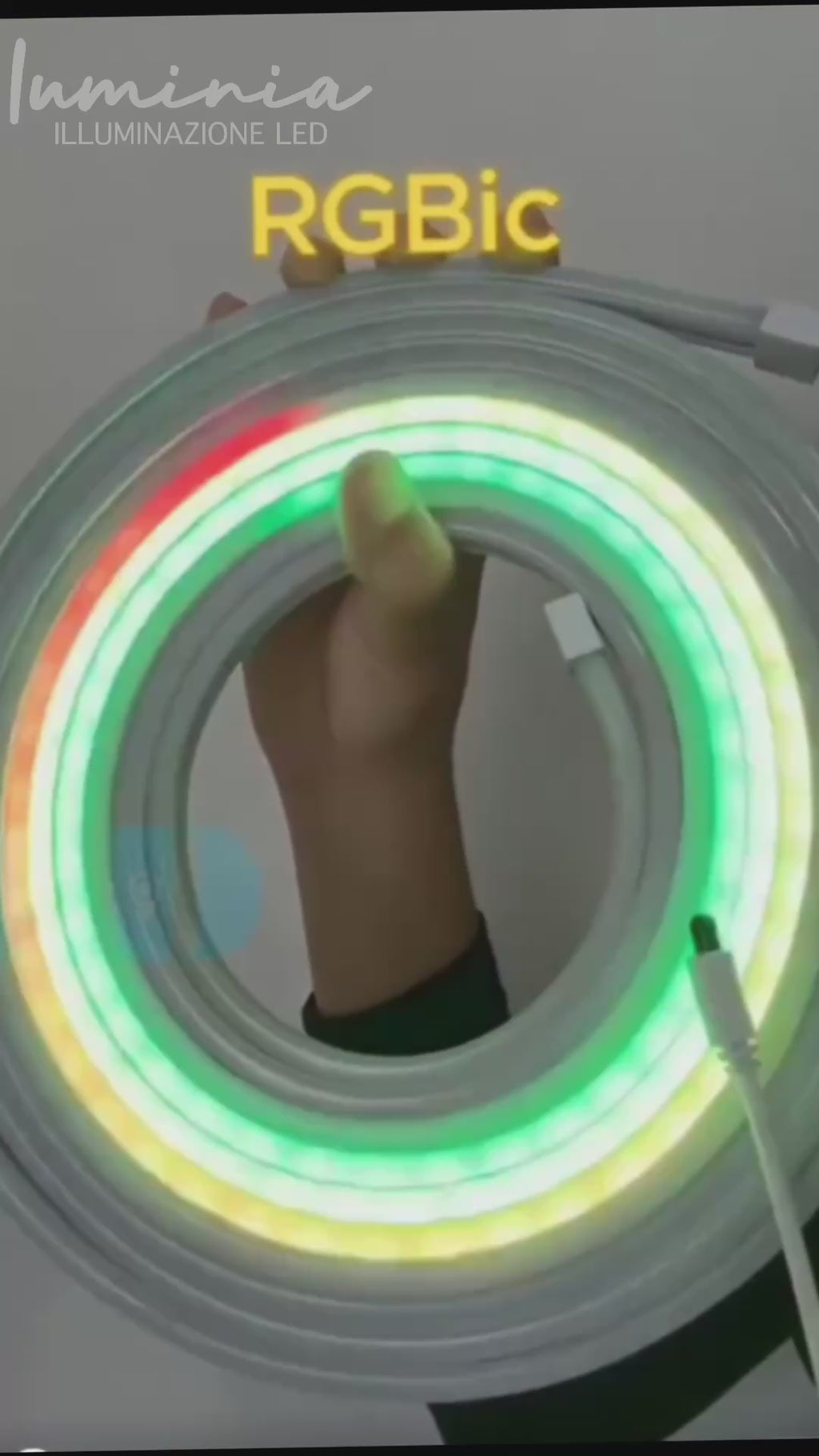 Strisce LED Neon FLEX RGBIC Intelligenti Wifi 5m