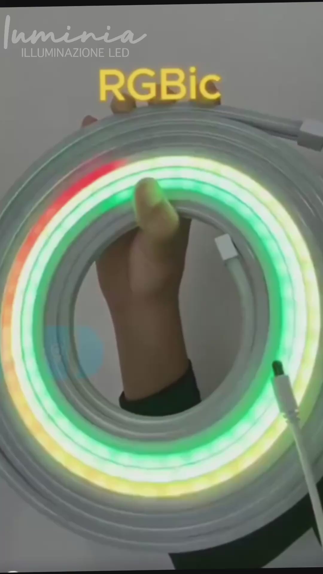 Strisce LED Neon FLEX RGBIC Intelligenti Wifi 5m