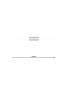 Raggio 120 Bianco 20W Applique LED - Dimensioni