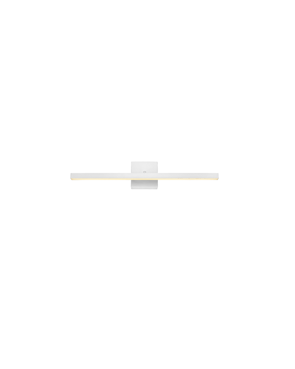 Specchio Applique LED 10W Bianco/Nero - Bianco - Prodotto