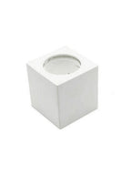 PORTA FARETTO QUADRATO IN GESSO