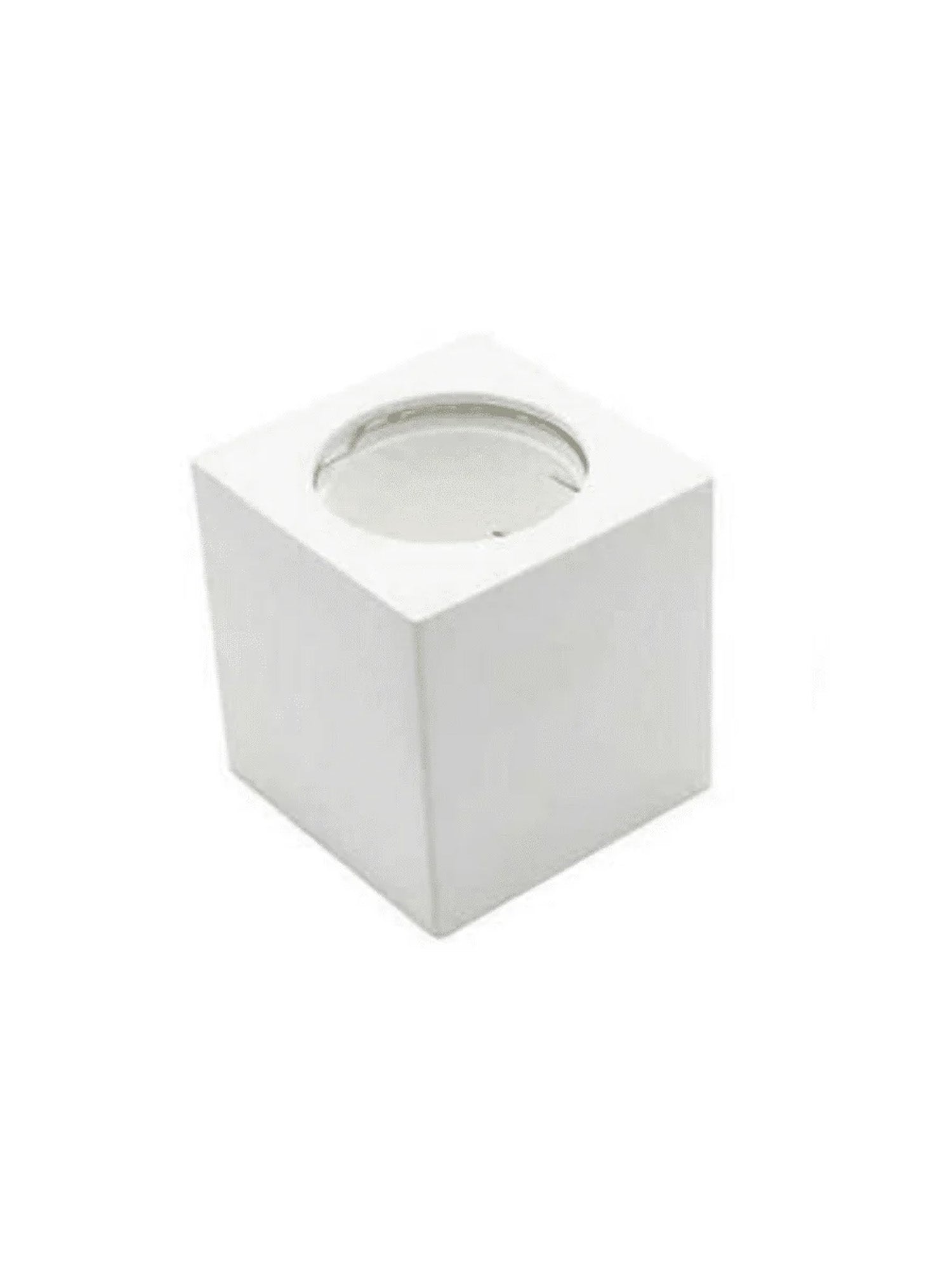 PORTA FARETTO QUADRATO IN GESSO