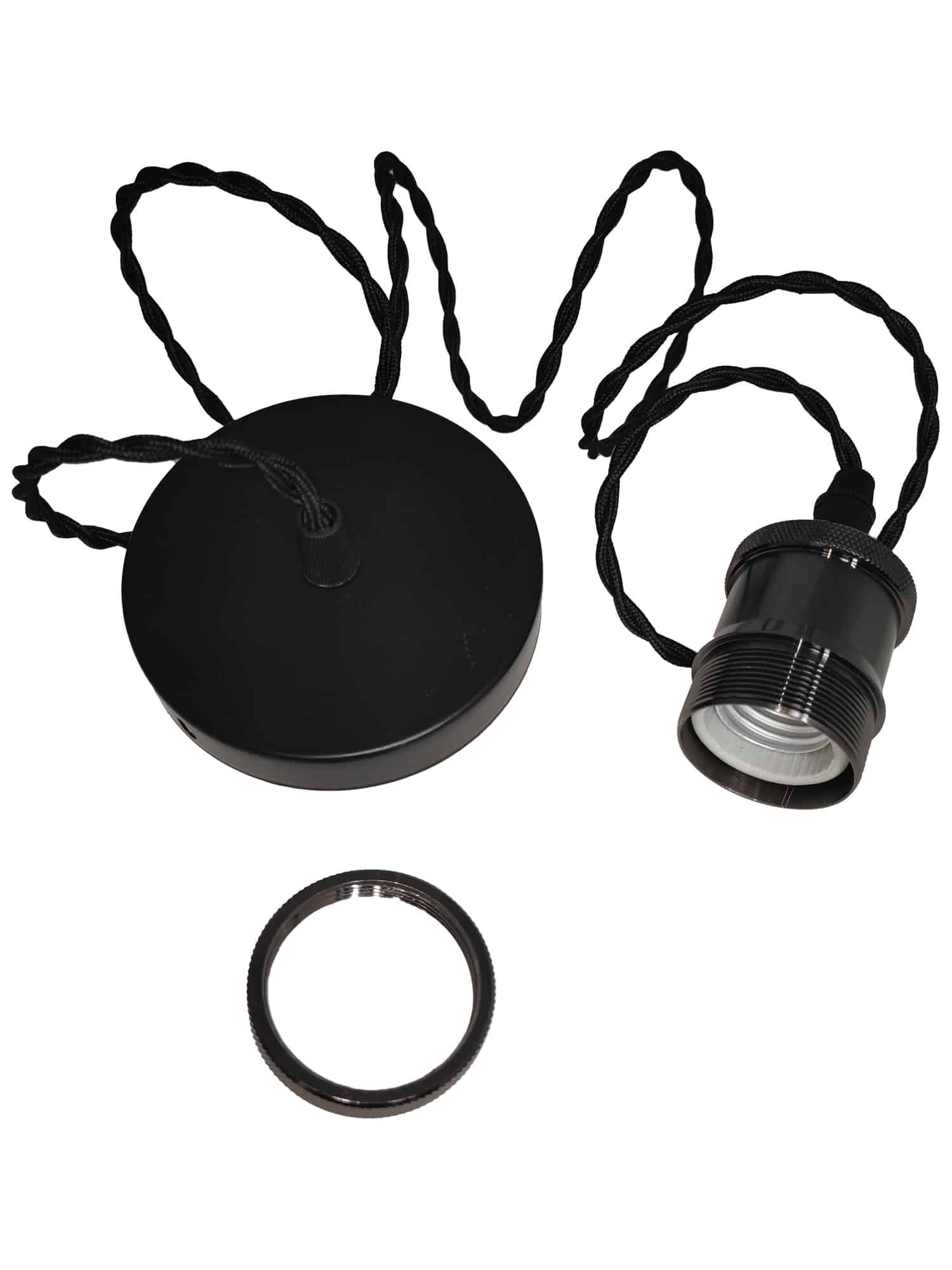 Vintage Pendente Portalampada E27 3 Colori