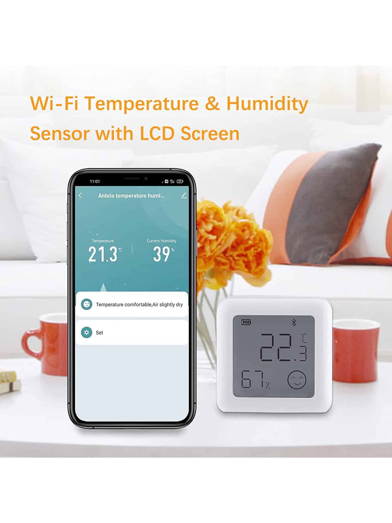 Sensore di Temperatura E Umidita’ Bluetooth Xz-wsd03