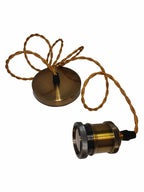 Vintage Pendente Portalampada E27 3 Colori