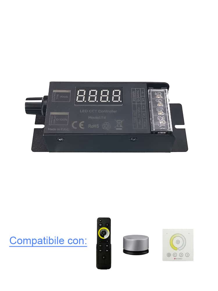 RF CCT Controller Compatibile con Telecomando T4 Immagine secondaria del prodotto