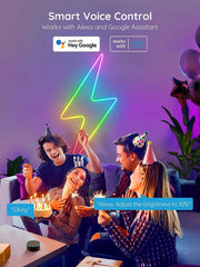 Strisce LED Neon Intelligenti RGB Wifi 5m