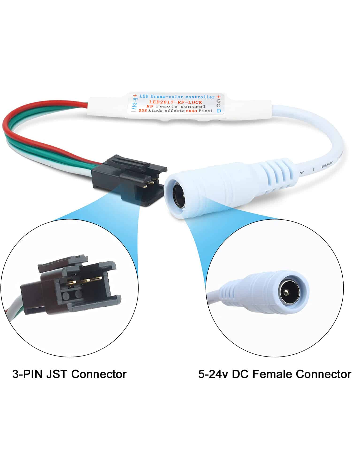 RGB IC LED Controller con Telecomanda 14Key Immagine secondaria del prodotto
