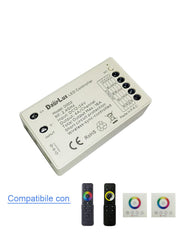 Controller Led 4 in 1 per DIM/CCT/RGB/RGBW Compatibile con Telecomando HX-D002
