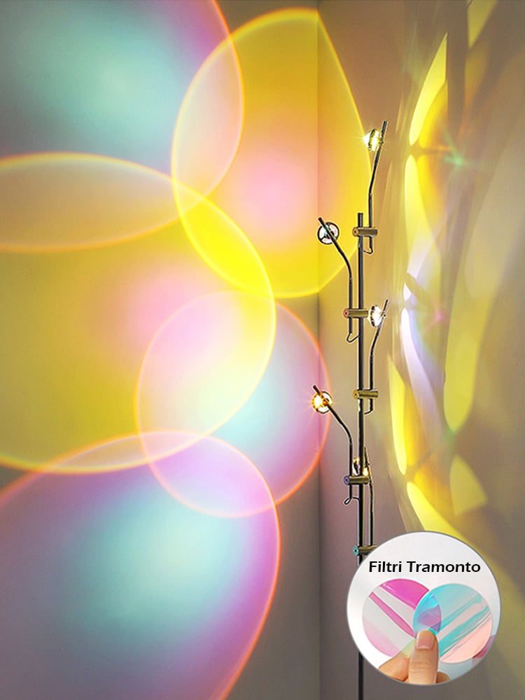 Lampada da Terra Design Tramonto 180cm Immagine principale del prodotto