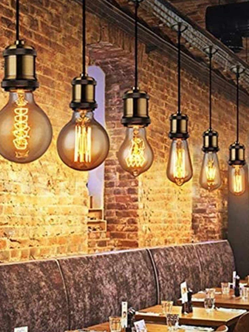 Vintage Pendente Portalampada E27 3 Colori