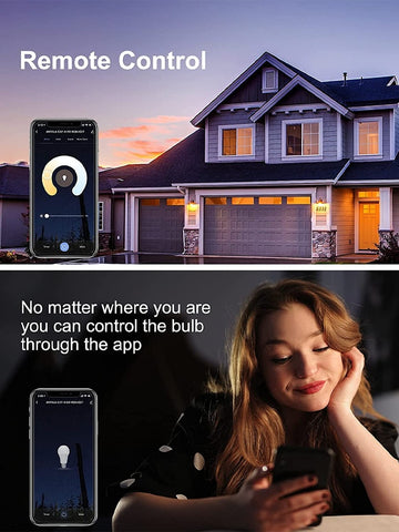 Lampadine LED Smart Inteligente WiFi A60 10W RGB & 2700K-6500K E27