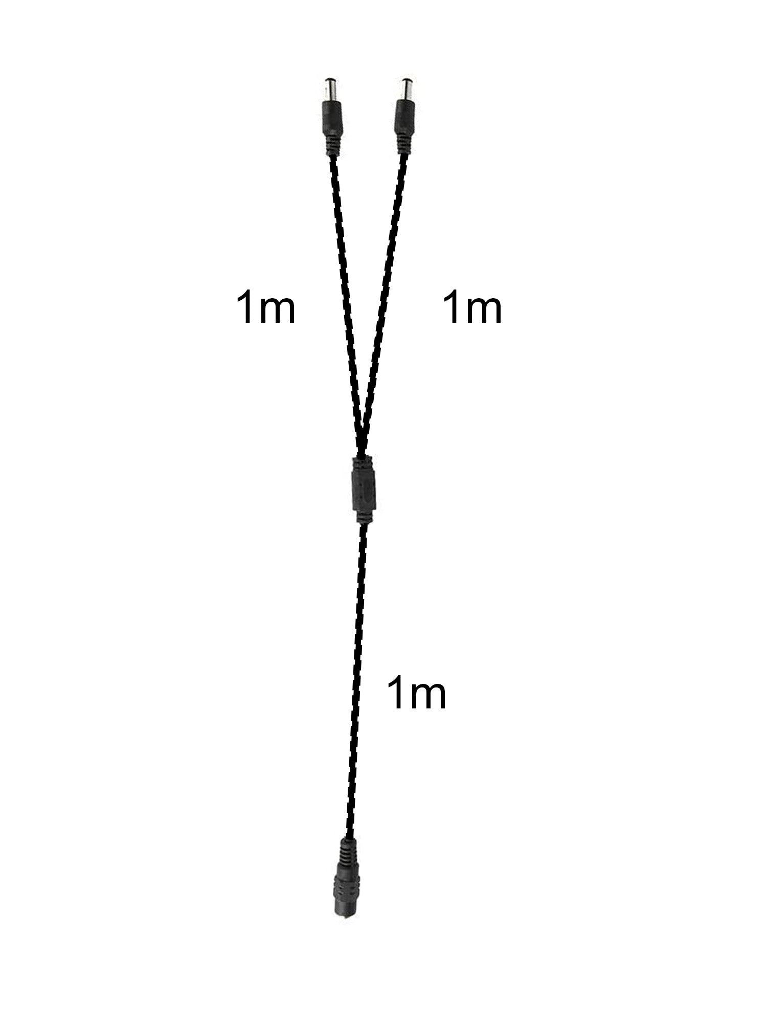 Cavo Sdoppiatore DC 1 Femmina a 2 Maschio 2m