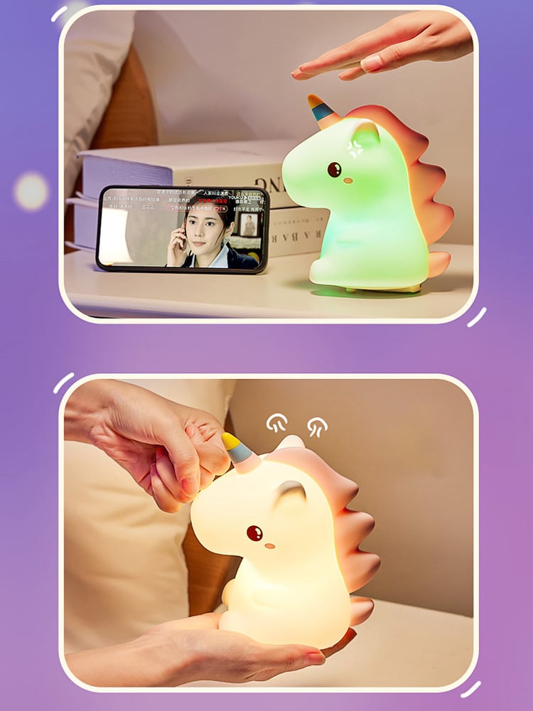 Luce Notturna Baby 16 Colori Tap Control Ricaricabile USB 3in1