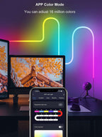 Strisce LED Neon FLEX RGBIC Intelligenti Wifi 5m