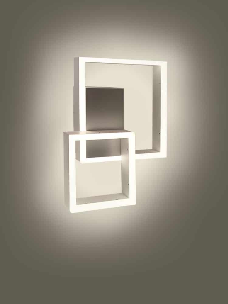 Lampada da Parete Interno Moderno Applique Luce 4000k 9253-2 40w 40cm