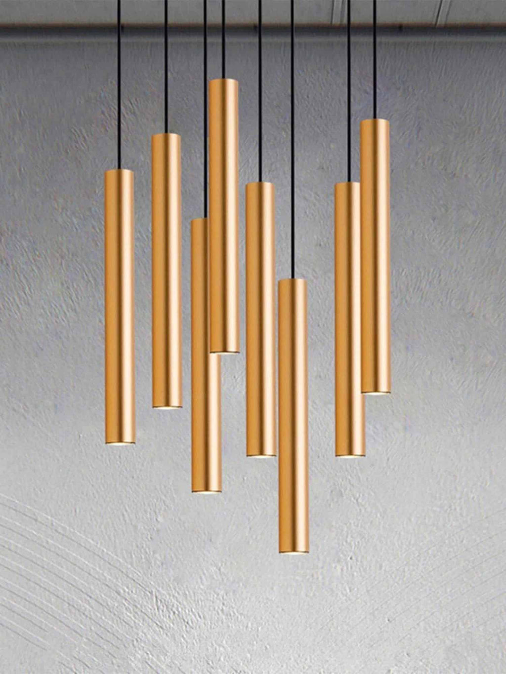 Pendente Led Tubo Evo Oro 5w