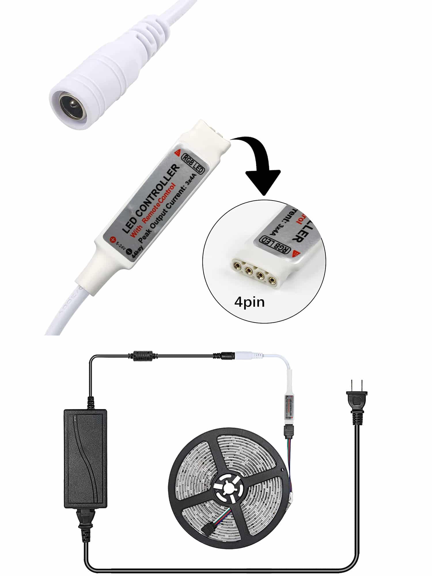 RGB LED Controller con Telecomanda 44Key