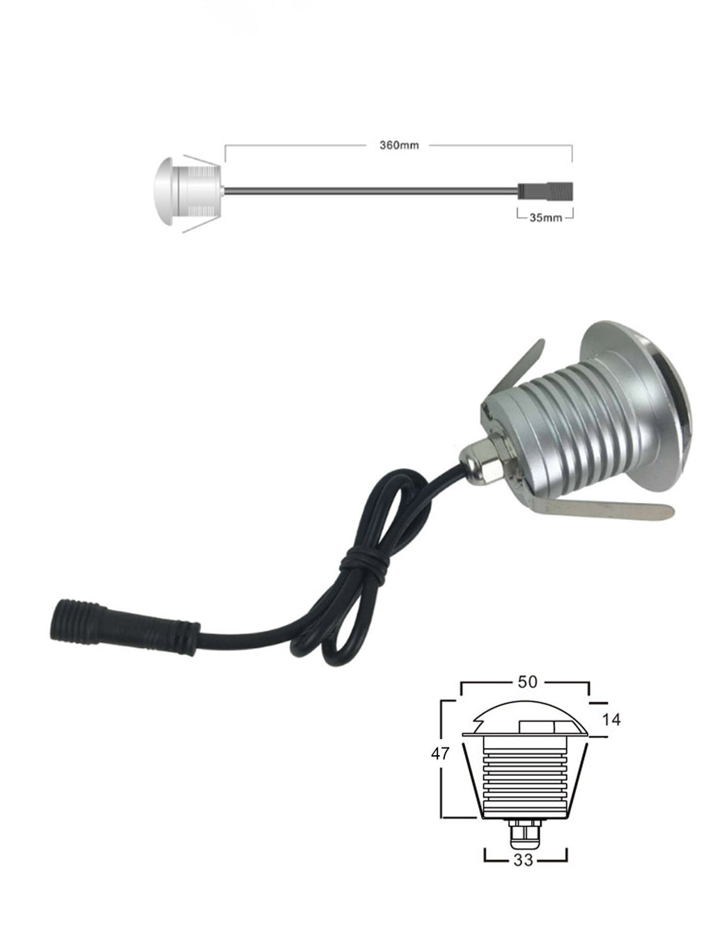 Segnapasso LED Faretti da Incasso Giardino Outdoor Buried Luce