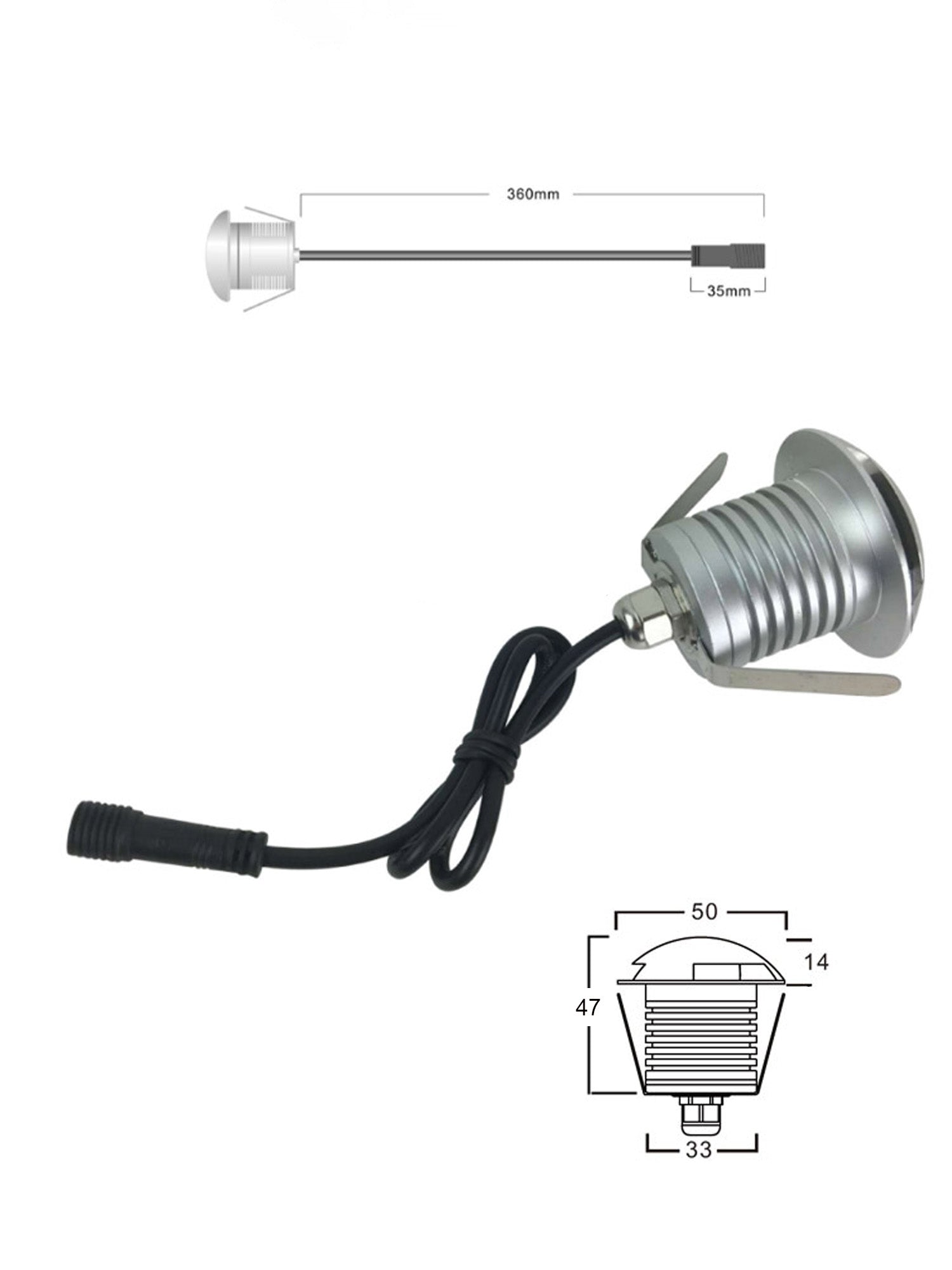 Segnapasso LED Faretti da Incasso Giardino Outdoor Buried Luce