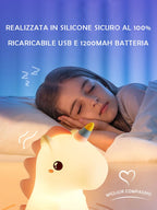 Luce Notturna Baby 16 Colori Tap Control Ricaricabile USB 3in1