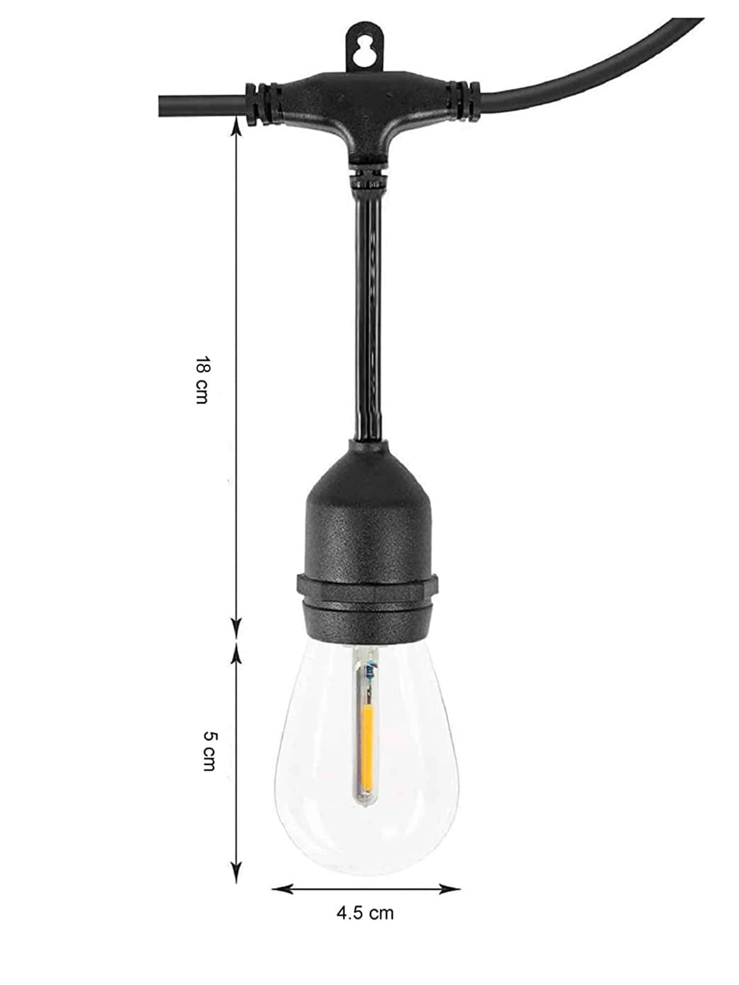 Catenaria LED per Esterno Solare IP65