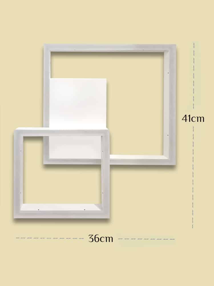 Lampada da Parete Interno Moderno Applique Luce 4000k 9253-2 40w 40cm