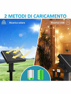 Catenaria LED per Esterno Solare IP65