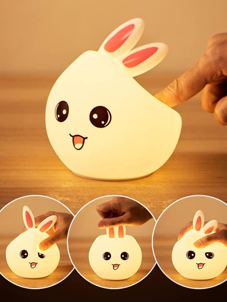 Silicone Luce Notturna 7 Colori Tap Control