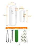 Sensore Porta Finestra Senza Fili Smart WiFi DY-MC400A