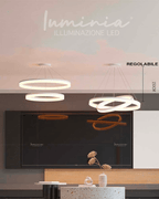 GIULIA LUNA 5070-2 Lampadario LED a Sospensione SMART