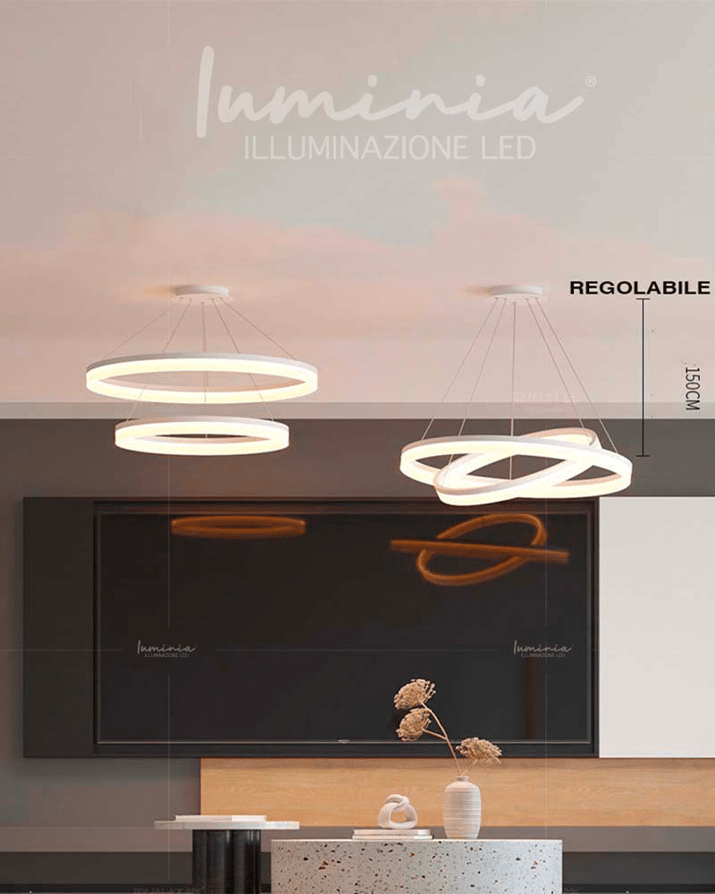 GIULIA LUNA 5070-2 Lampadario LED a Sospensione SMART