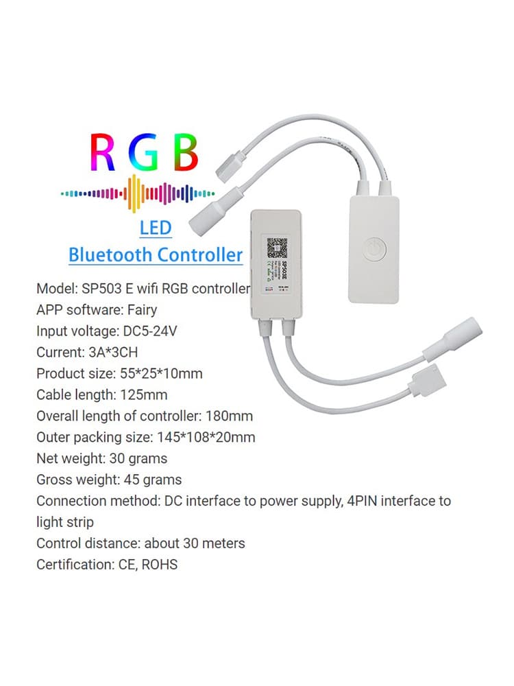Smart Controller Wi-Fi per Striscia LED SP503E Immagine secondaria del prodotto