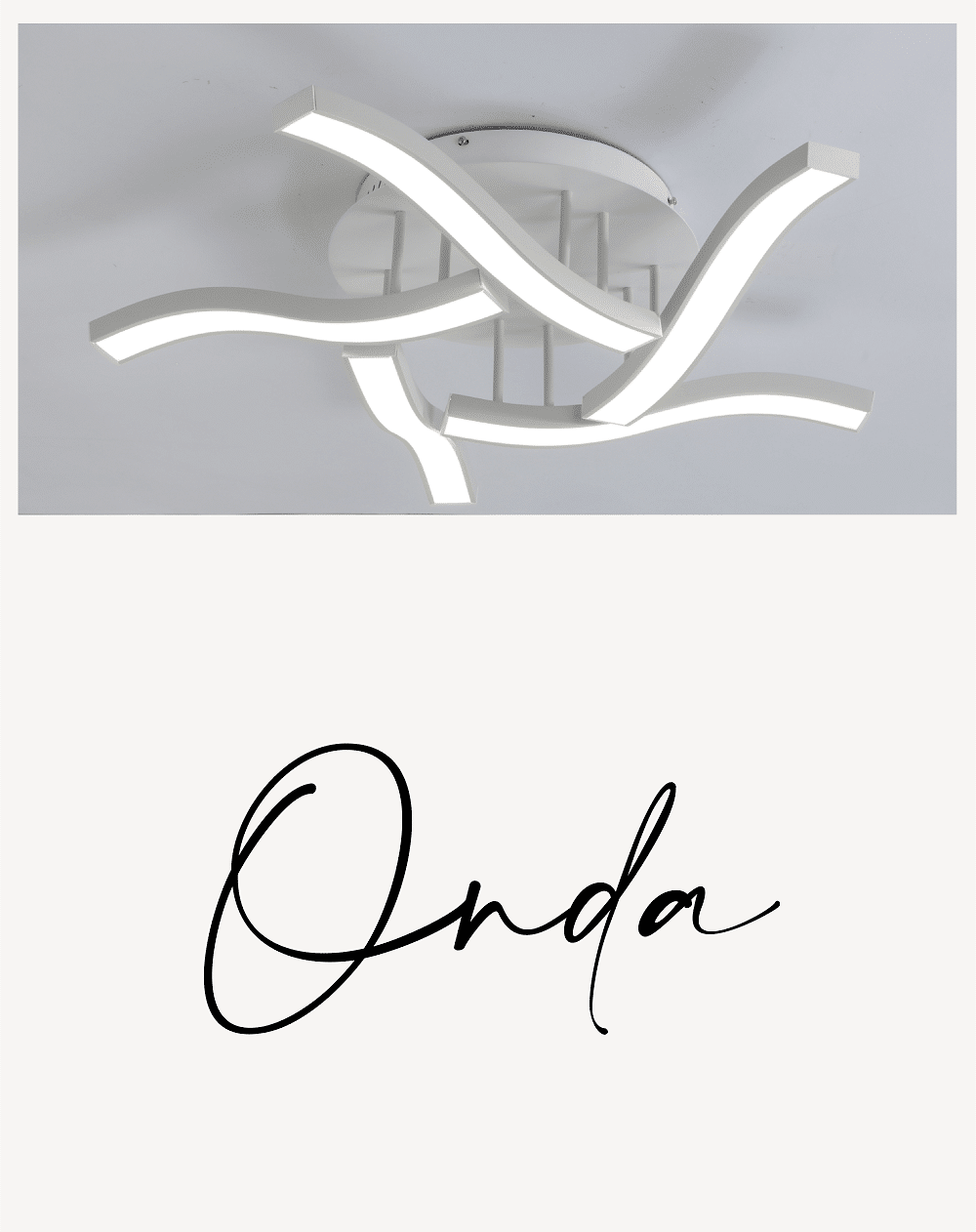 GIULIA ONDA 9002 Lampadario LED a Soffitto Immagine secondaria del prodotto