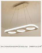 GIULIA 9005-3S Lampadario LED a Sospensione SMART