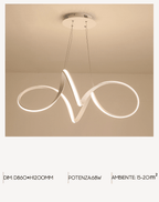 GIULIA NUVOLA 9111 Lampadario LED a Sospensione SMART