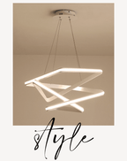 GIULIA FULMINE 9112 Lampadario LED a Sospensione SMART