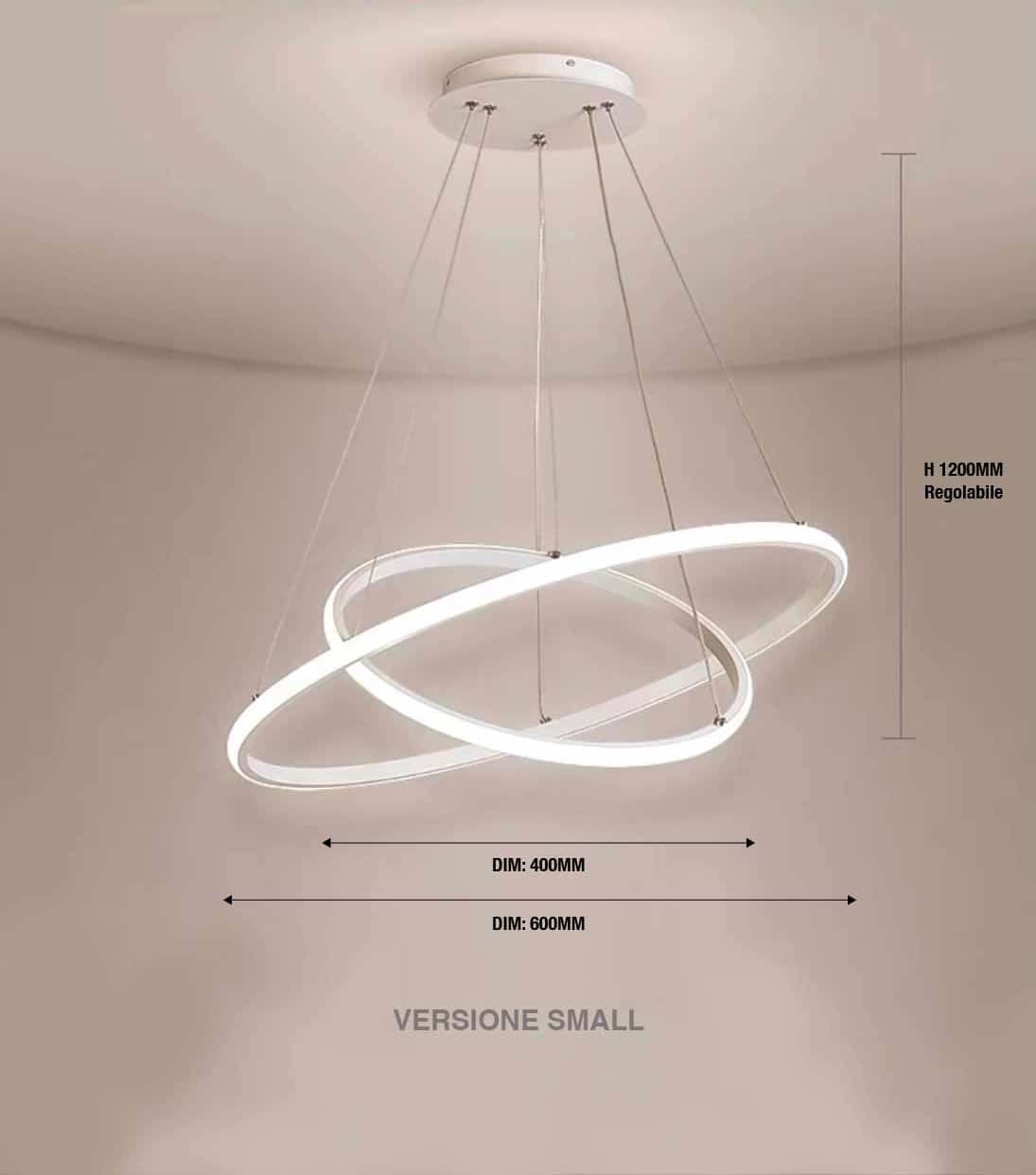 GIULIA ANELLO 8137-2  Lampadario LED a Sospensione SMART