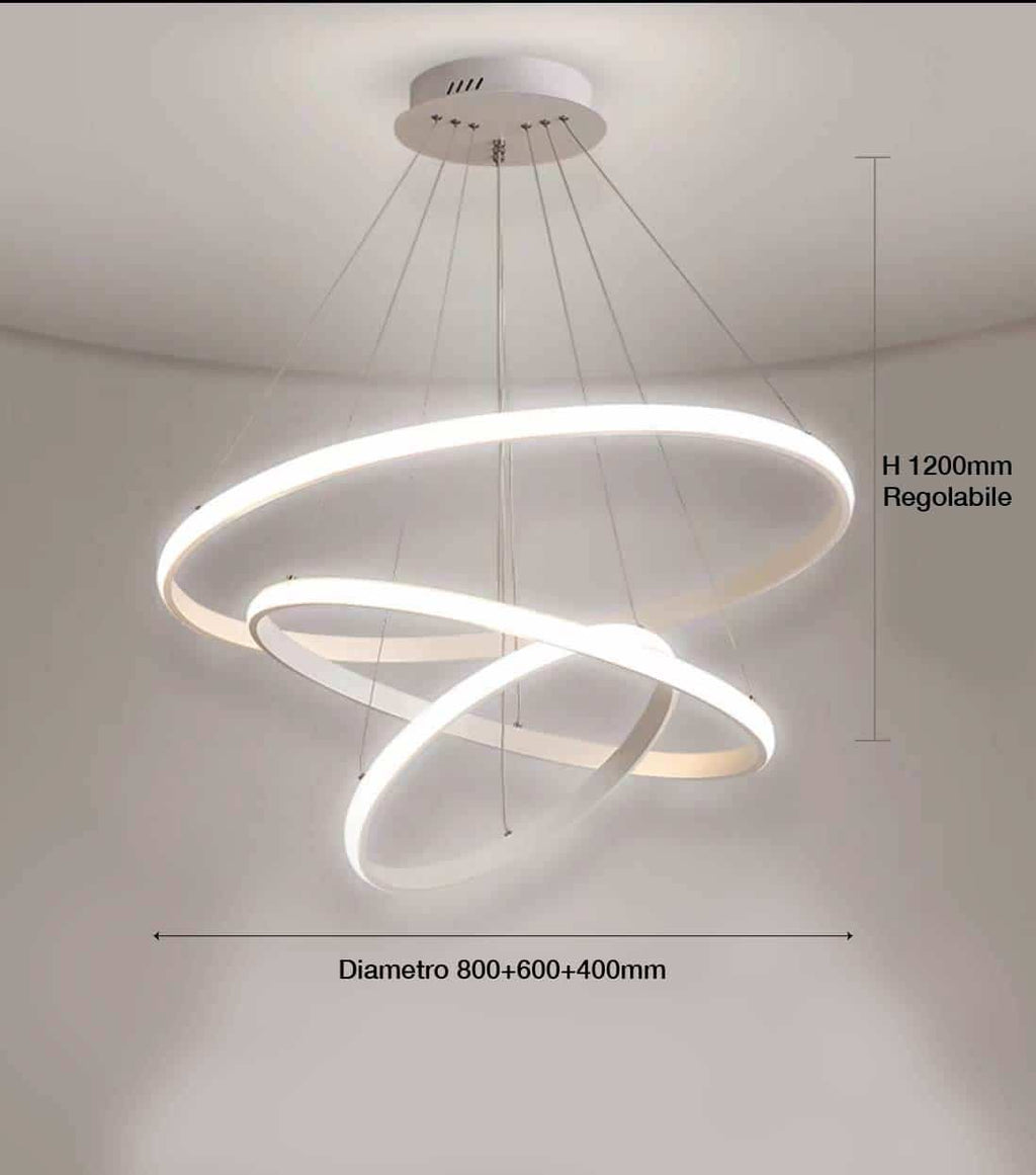 GIULIA ANELLO 8137-3 Lampadario LED a Sospensione SMART