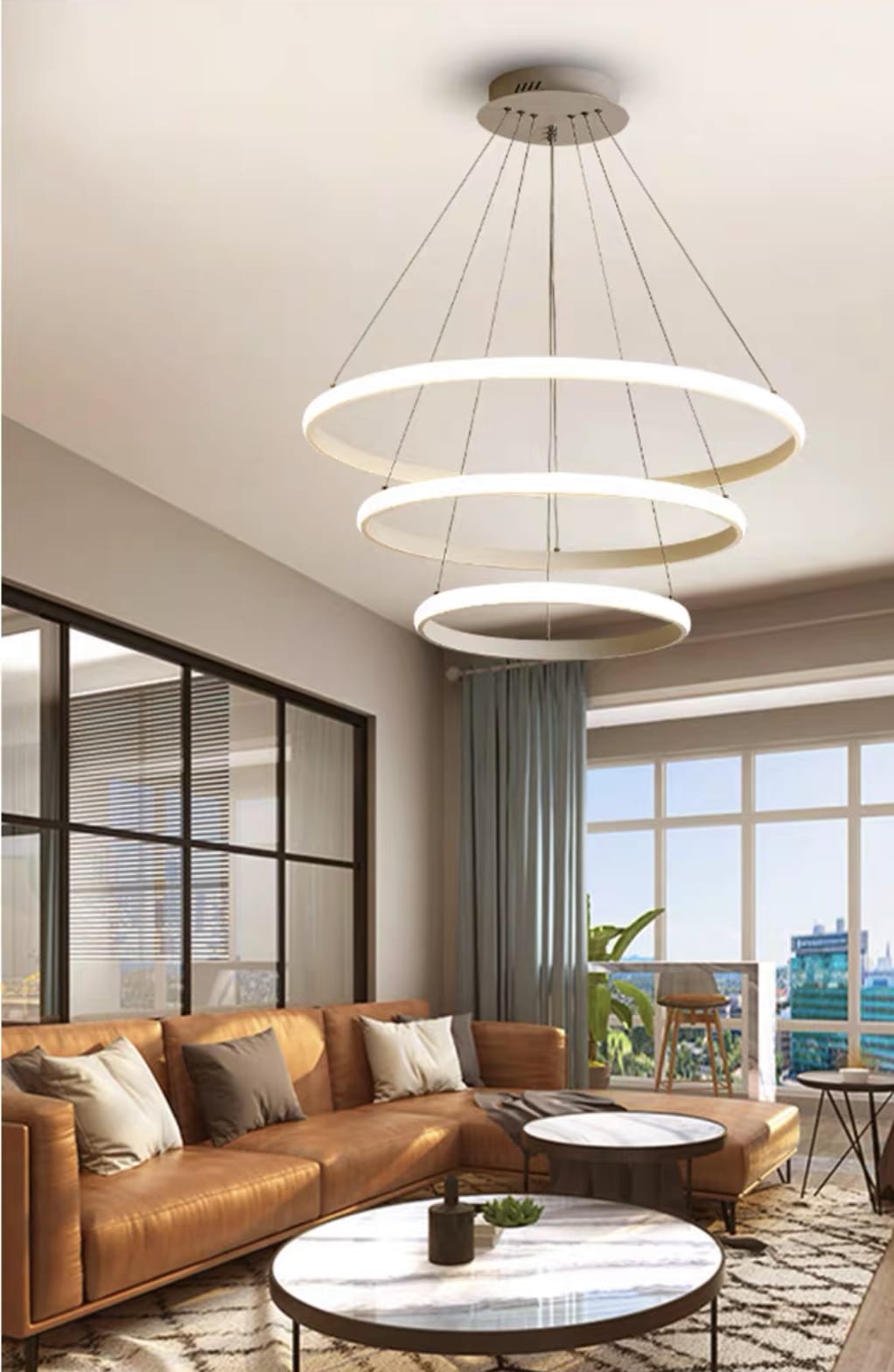 GIULIA ANELLO 8137-3 Lampadario LED a Sospensione SMART