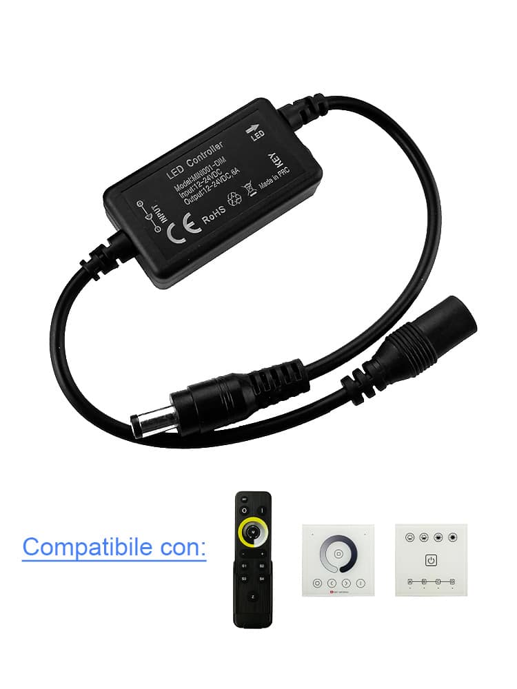LED Monocolore Dimmer Controller Mini001-DIM Immagine secondaria del prodotto