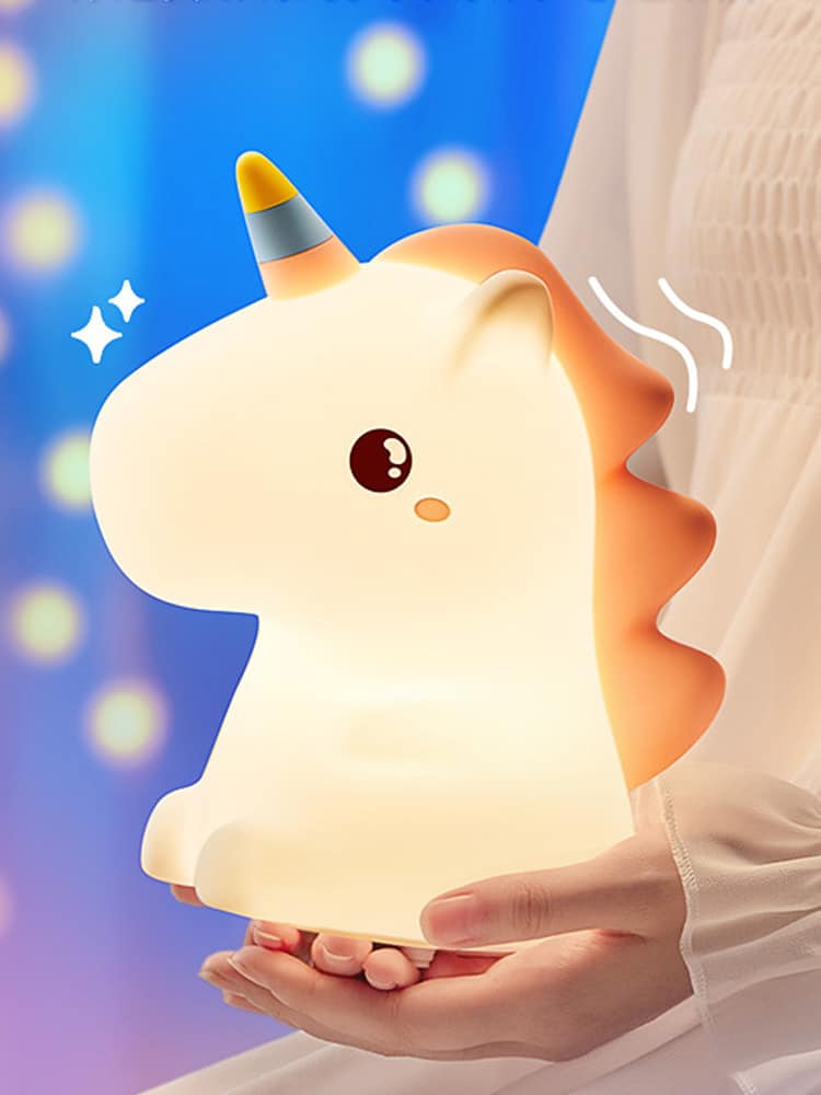 Luce Notturna Baby 16 Colori Tap Control Ricaricabile USB 3in1